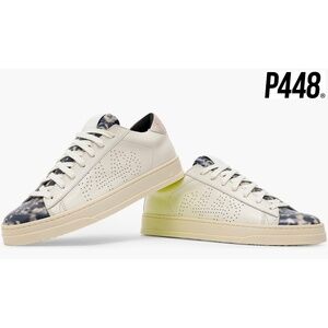 P448 WOMEN NIB JACK TURTLE BEIGE LACE-UP LOW TOP SNEAKER. EU 37 / US 7